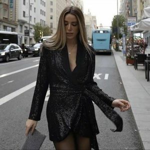 Zara Sequin Mini Dress